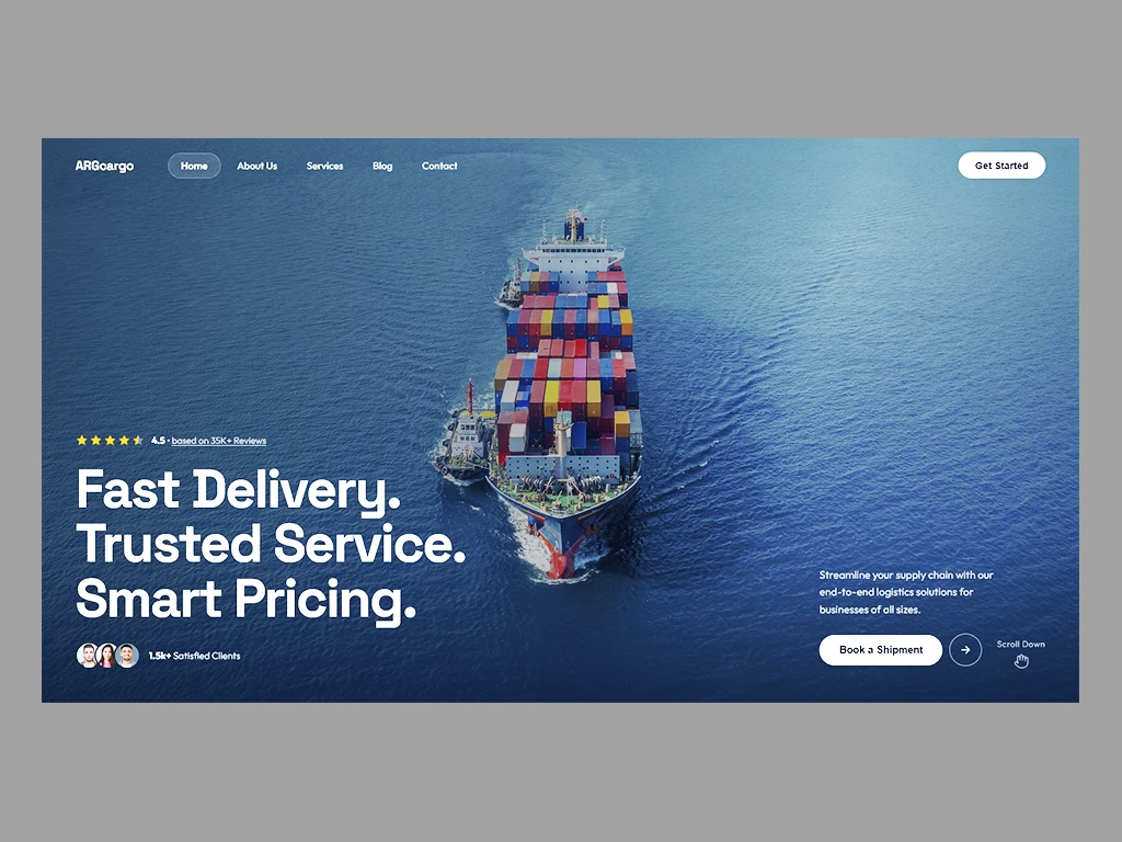 Argcargo - Sitio web